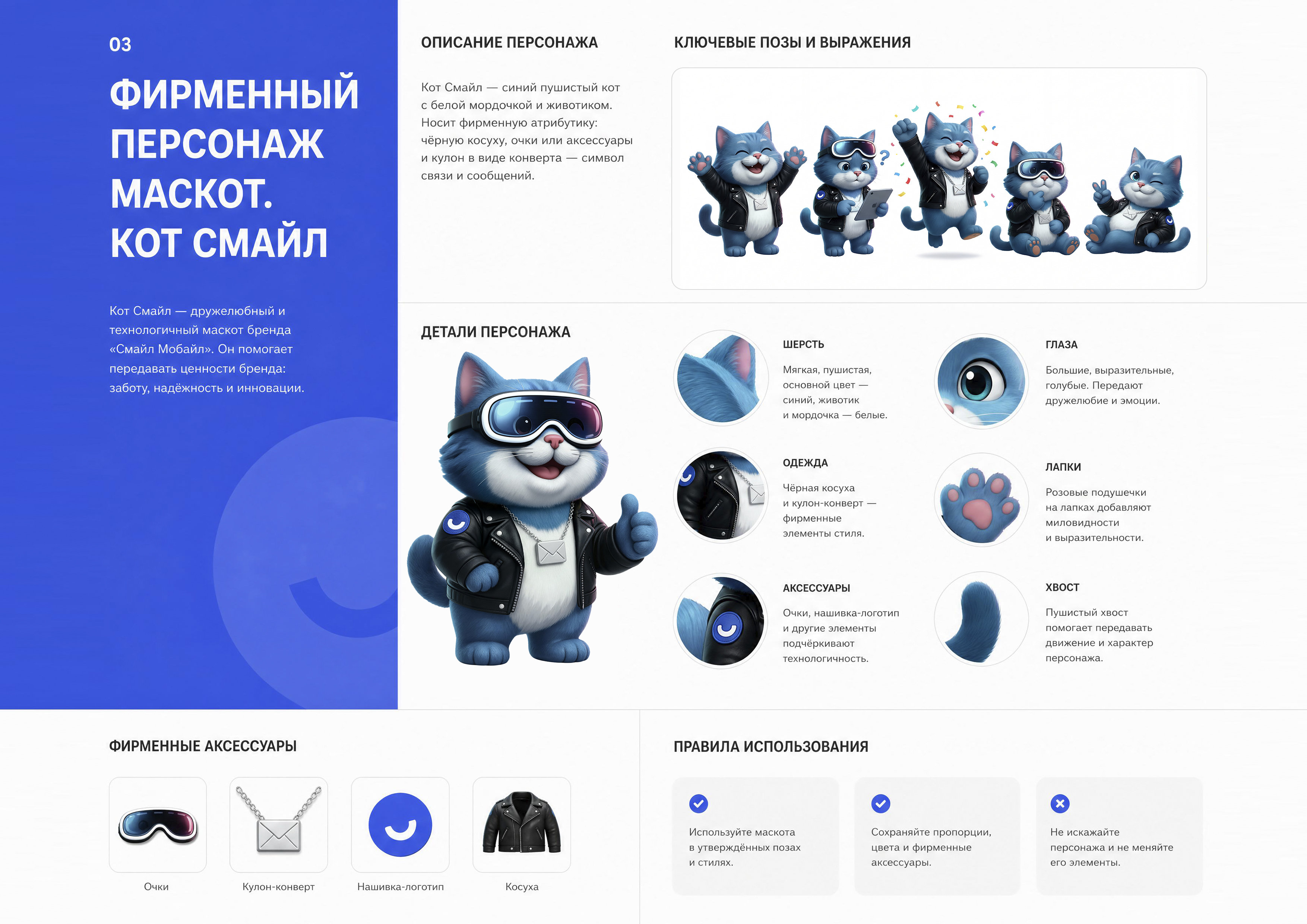 Фирменный персонаж — Кот Смайл